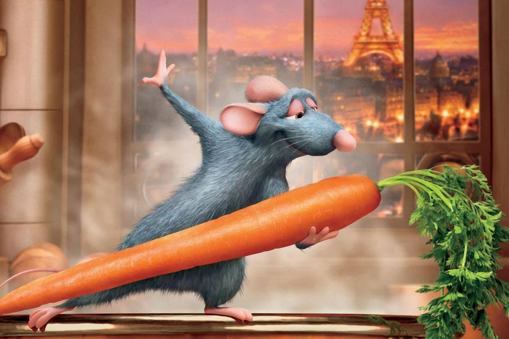 是电影《美食总动员》中角色,是一只执着,聪明的灰色小老鼠