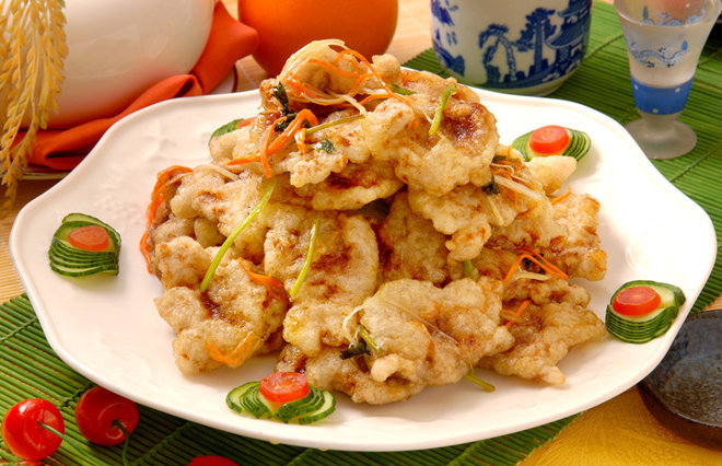  p>韩味锅包肉是一道美食,主要制作材料有猪肉(最好带点肥肉),韩国