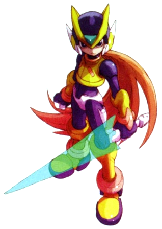  p>杰洛是《洛克人x》系列的三个主角之一,洛克人zero系列主角.