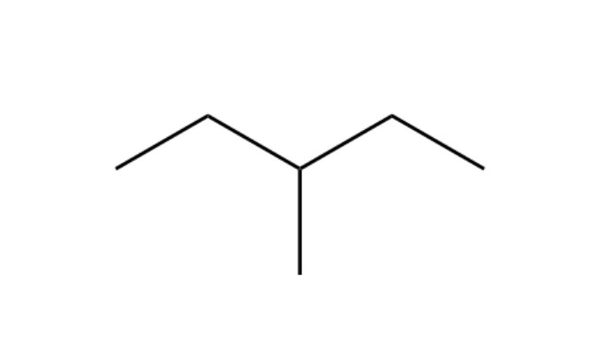  p>3-甲基戊烷,是一种有机化合物,化学式为c sub>6 /sub>h sub>14 