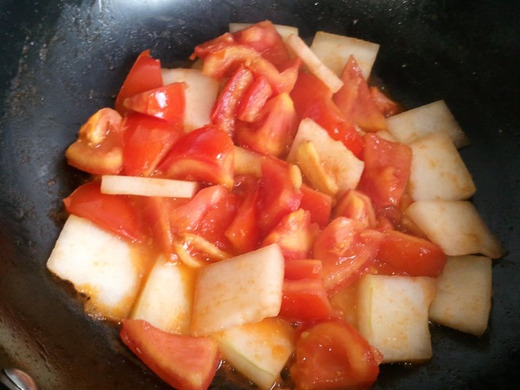 番茄炒冬瓜