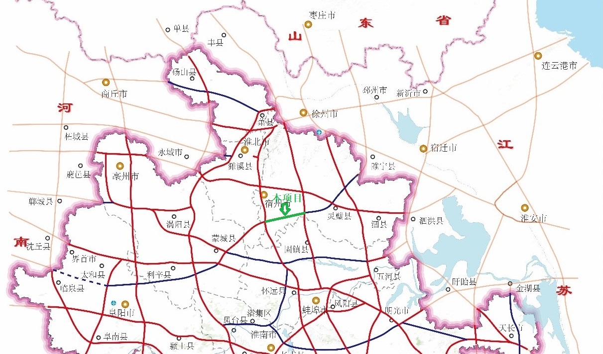 遂平高速公路,为《安徽省高速公路网规划修编》