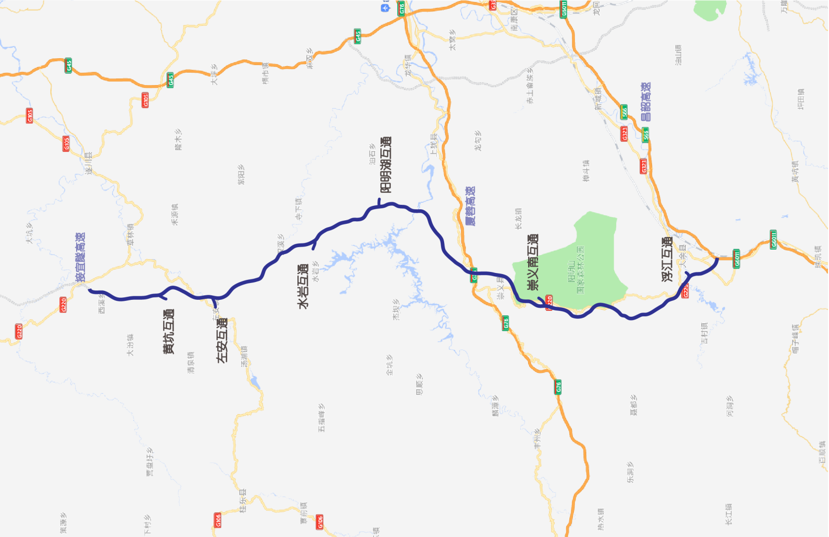 遂川至大余高速公路