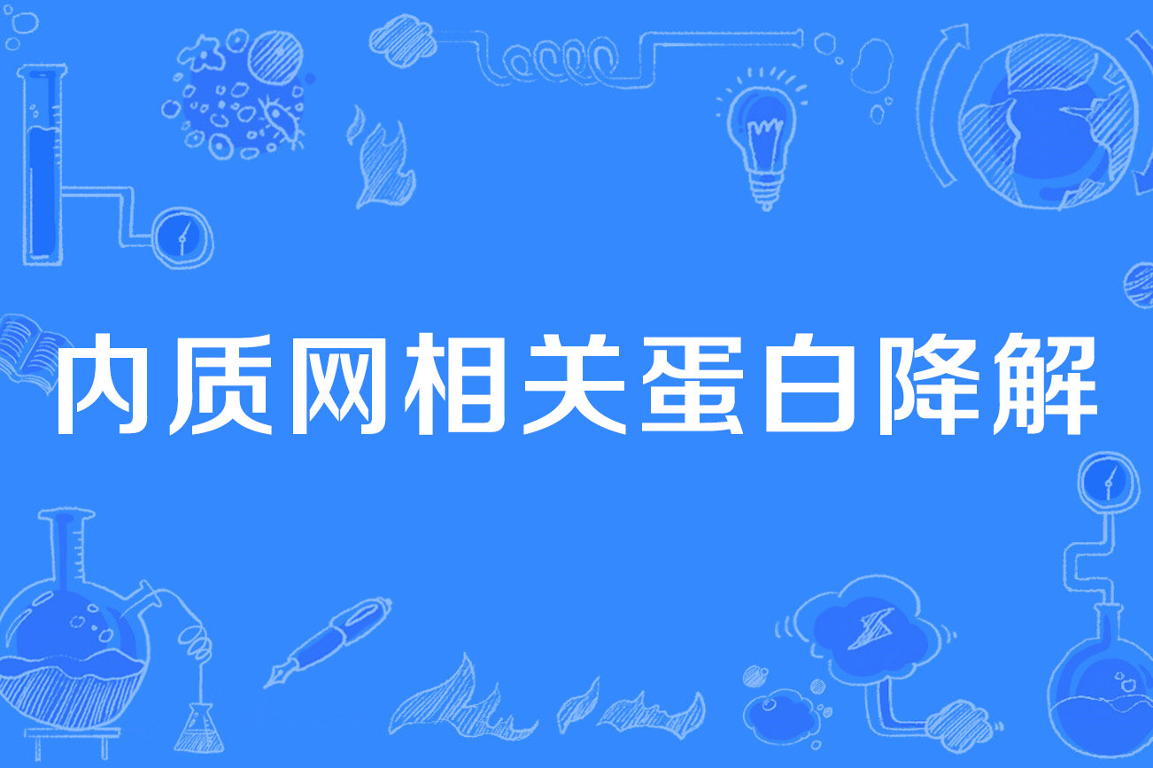  p>内质网相关蛋白降解(endoplasmic reticulum-associated