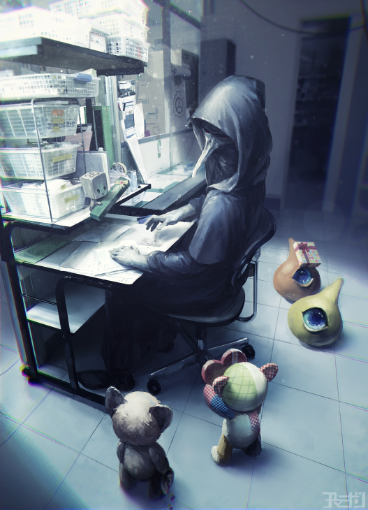  p data-id="gncnfsz302">scp-049「疫医」是网络共笔怪谈文学《 a