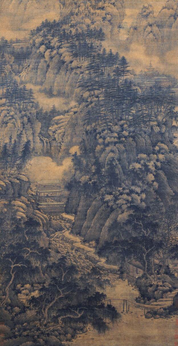 《万壑松风图》是五代时期画家 a target="_blank" href="/item/巨然