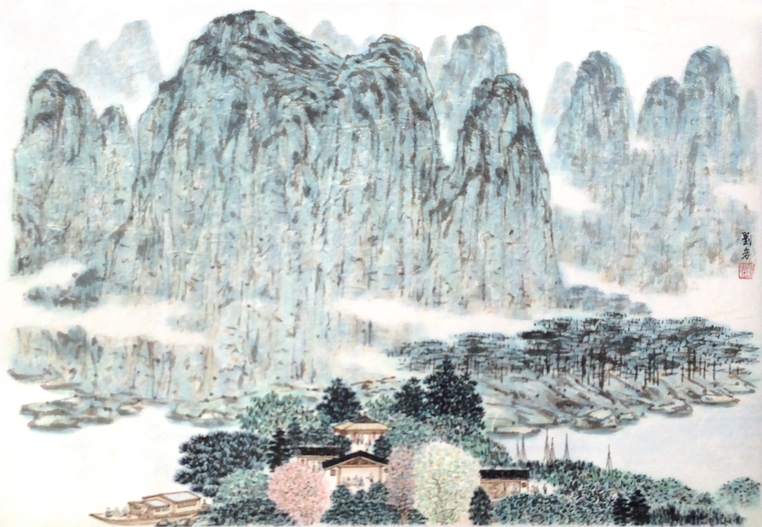 1950年7月25日出生,河北省安新县人(白洋淀),自幼热爱绘画