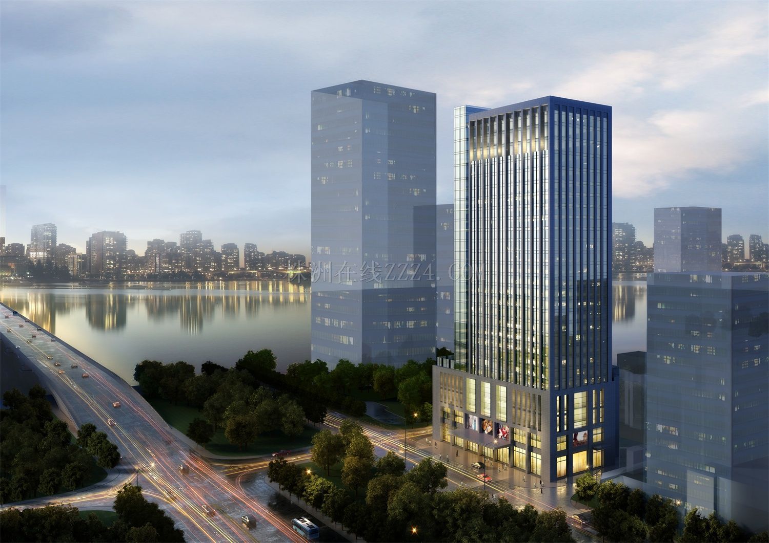 包括地下两层停车场,裙楼5层为高端金融广场和休闲会所,塔楼21层顶级