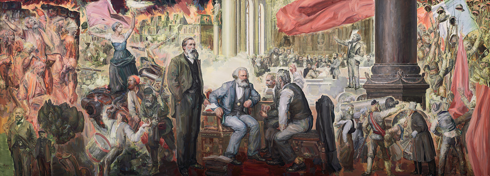 满腔热情支持巴黎公社