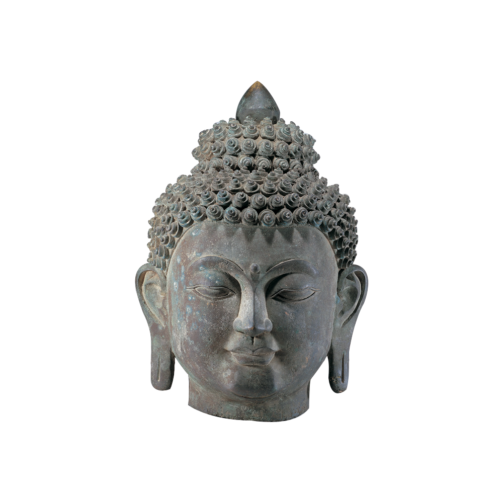 青铜佛头像