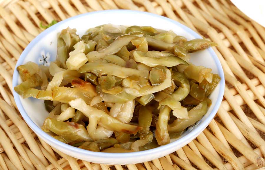 五香豆丝炒榨菜