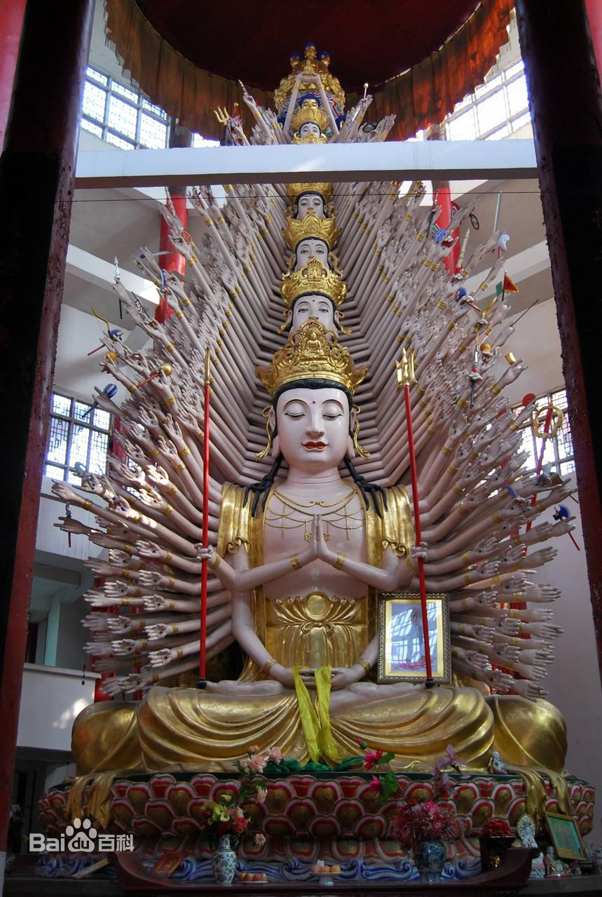 千手观音是阿弥陀佛的左协助,与 a target="_blank" href="/item/阿