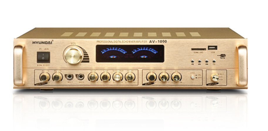  p>现代av1000是一台金色的功放机.