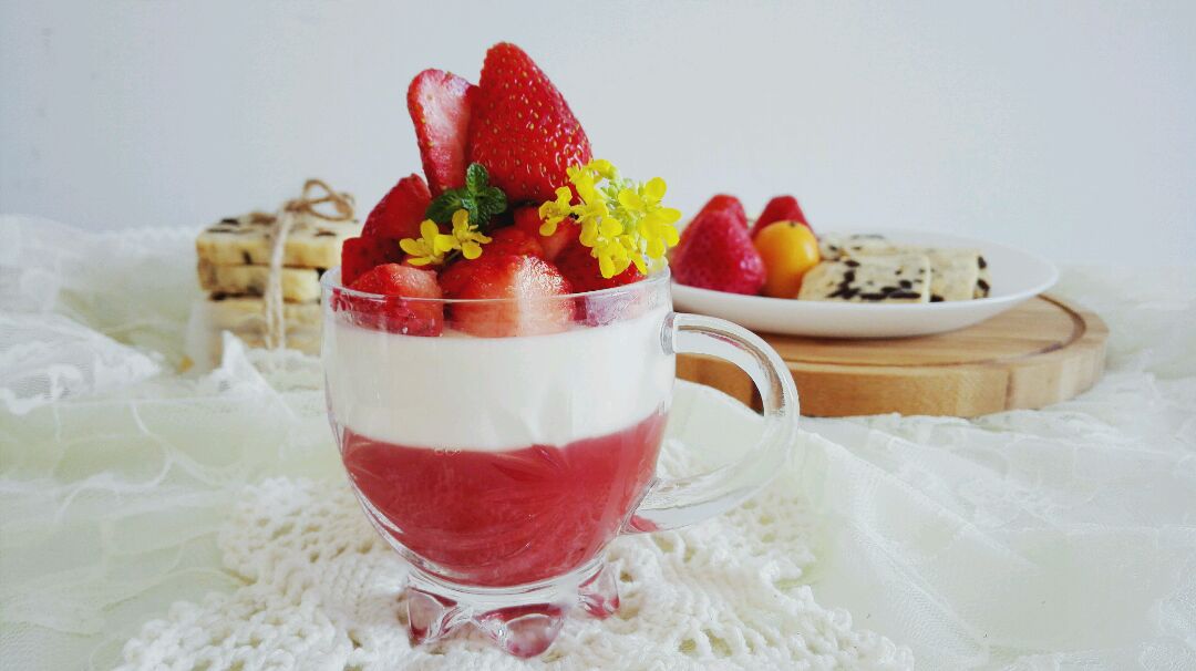 香浓情草莓奶酪