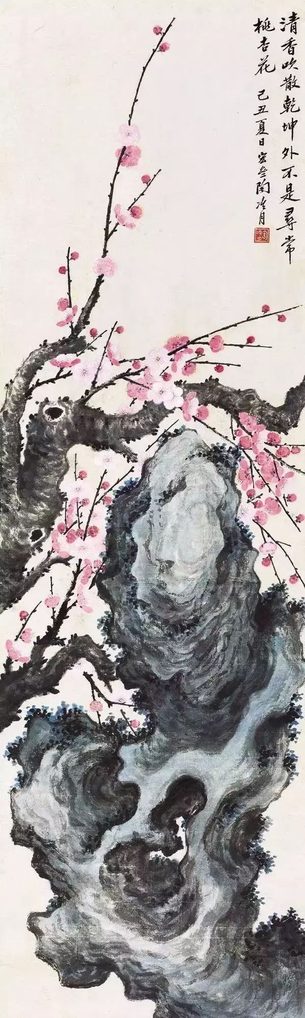 10位国画名家，30幅梅花画作，配上梅花诗词，好美_百科TA说