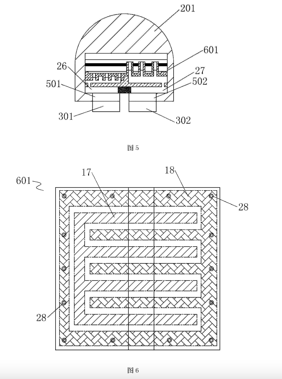 led倒装芯片封装器件,其制造方法及使用其的封装结构