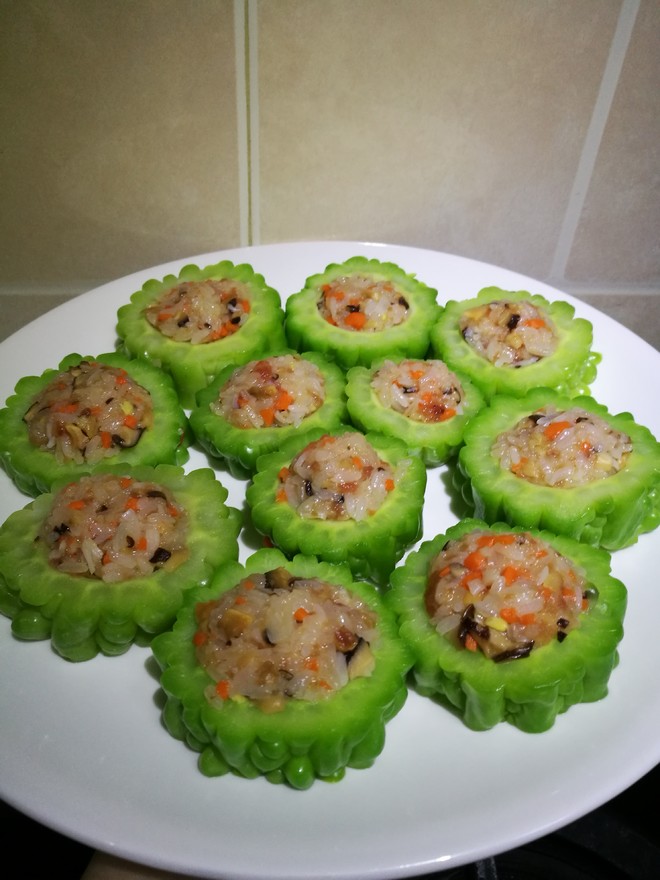 香菇猪肉酿苦瓜