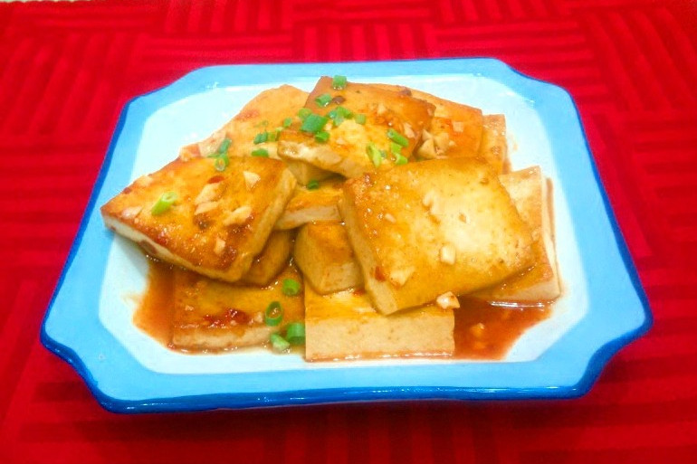农家柴火豆腐