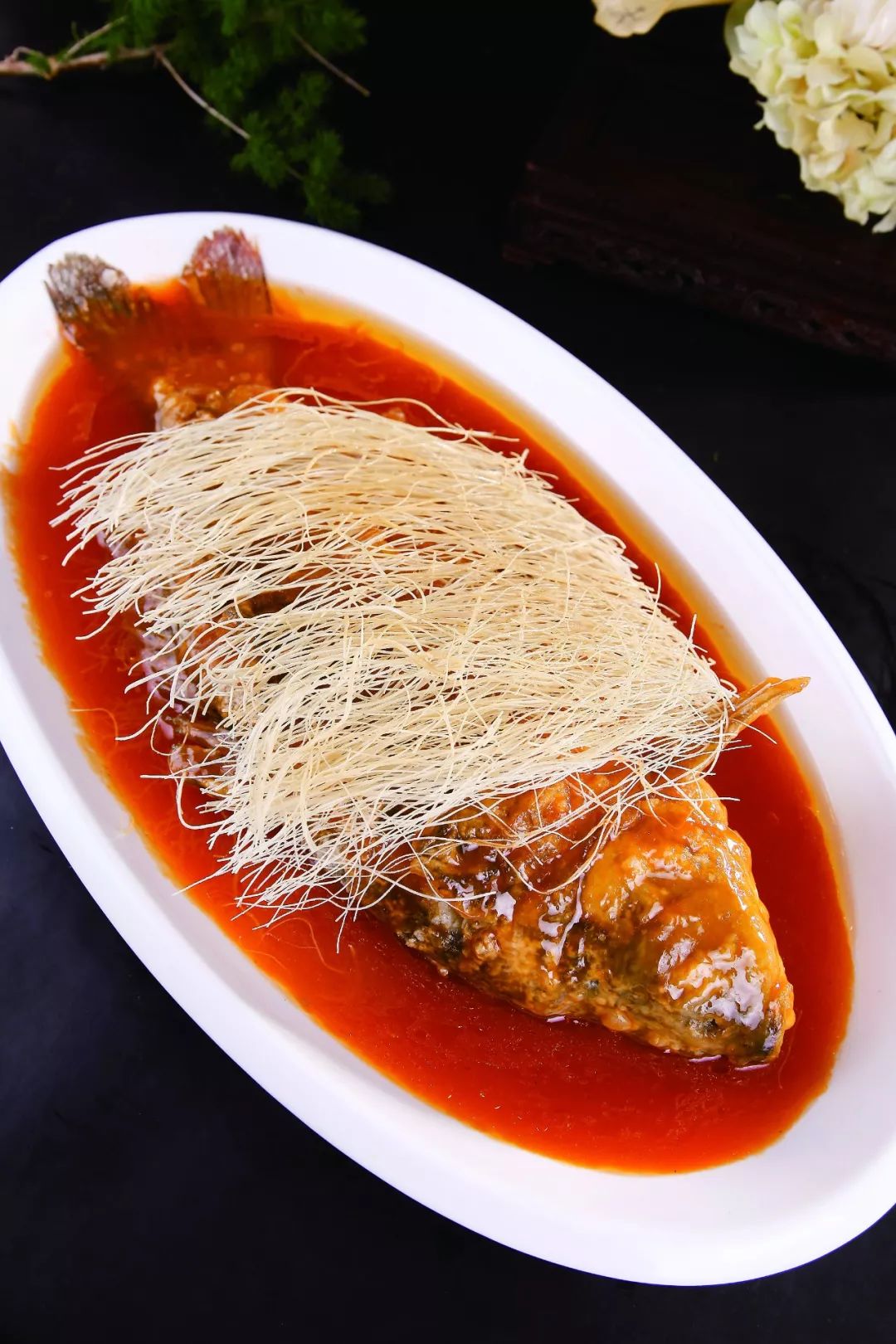 糖醋软熘鲤鱼焙面