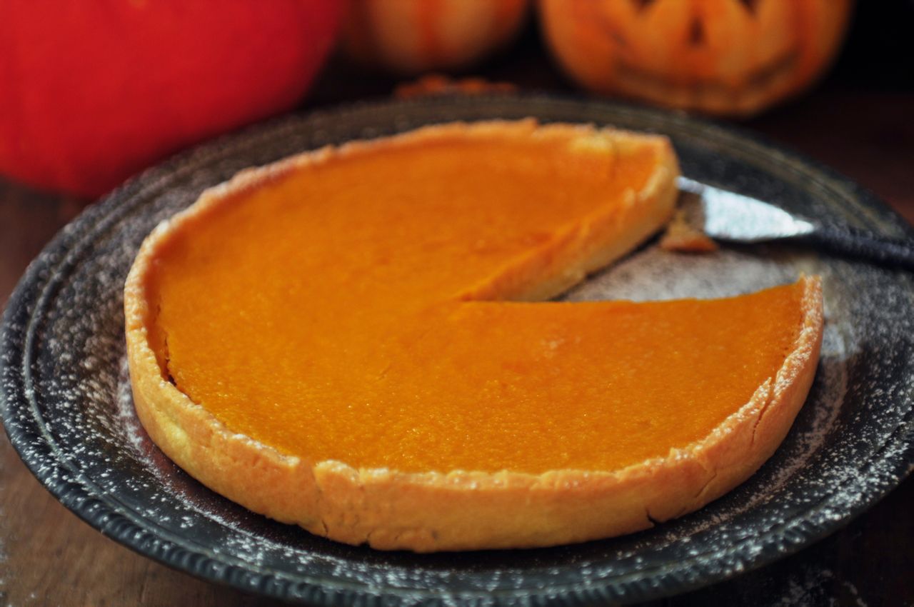 万圣节南瓜布丁塔