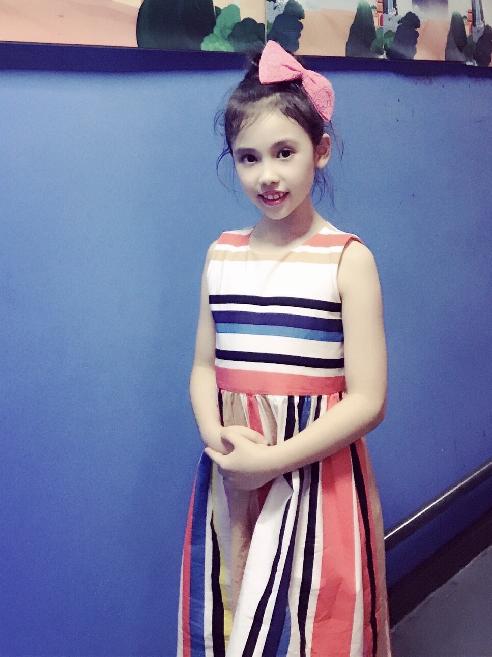  p>宋梓欣,中美混血女孩,2010年1月26日出生于广东中山.