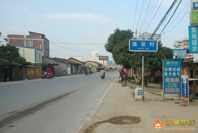  p>海安村位于枫亭镇东部,地处福泉高速公路枫亭出入口处,距镇五公里