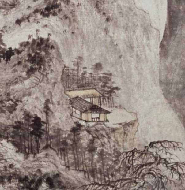 清·王鉴绘长松仙馆图