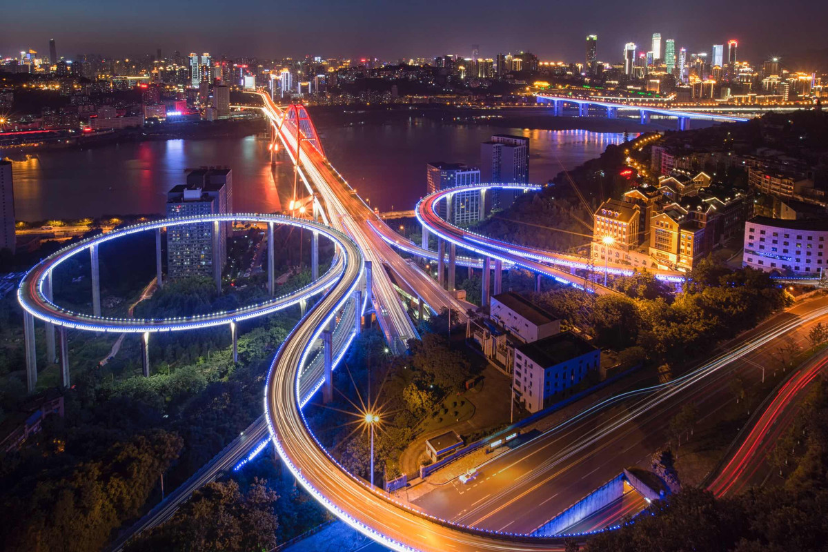 菜园坝长江大桥(caiyuanba yangtze river bridge)是中国重庆市境内