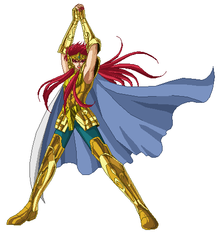 在东西伯利亚的永久冻土上训练为圣斗士,师父是水瓶座黄金圣斗士卡妙 