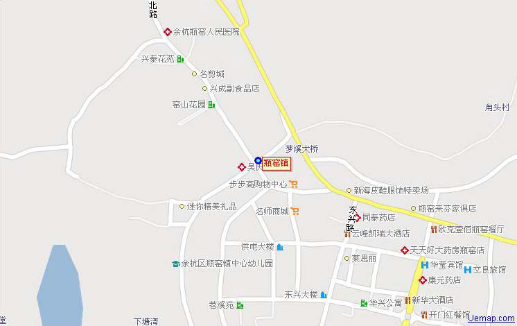 href="/item/余杭">余杭 /a>区中西部,瓶窑组团中心镇,大 a