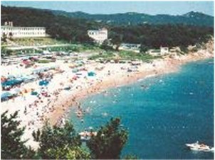  p data-id="gnx4qh50hv">黄金山海水浴场位于旅顺市区东南1公里处,始