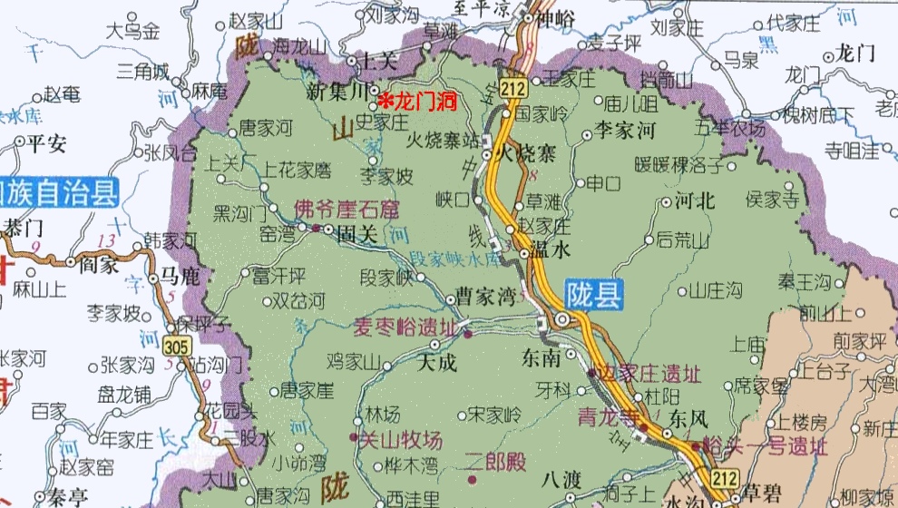 道观建筑群,位于陕西省 a target="_blank" href="/item/陇县">陇县 