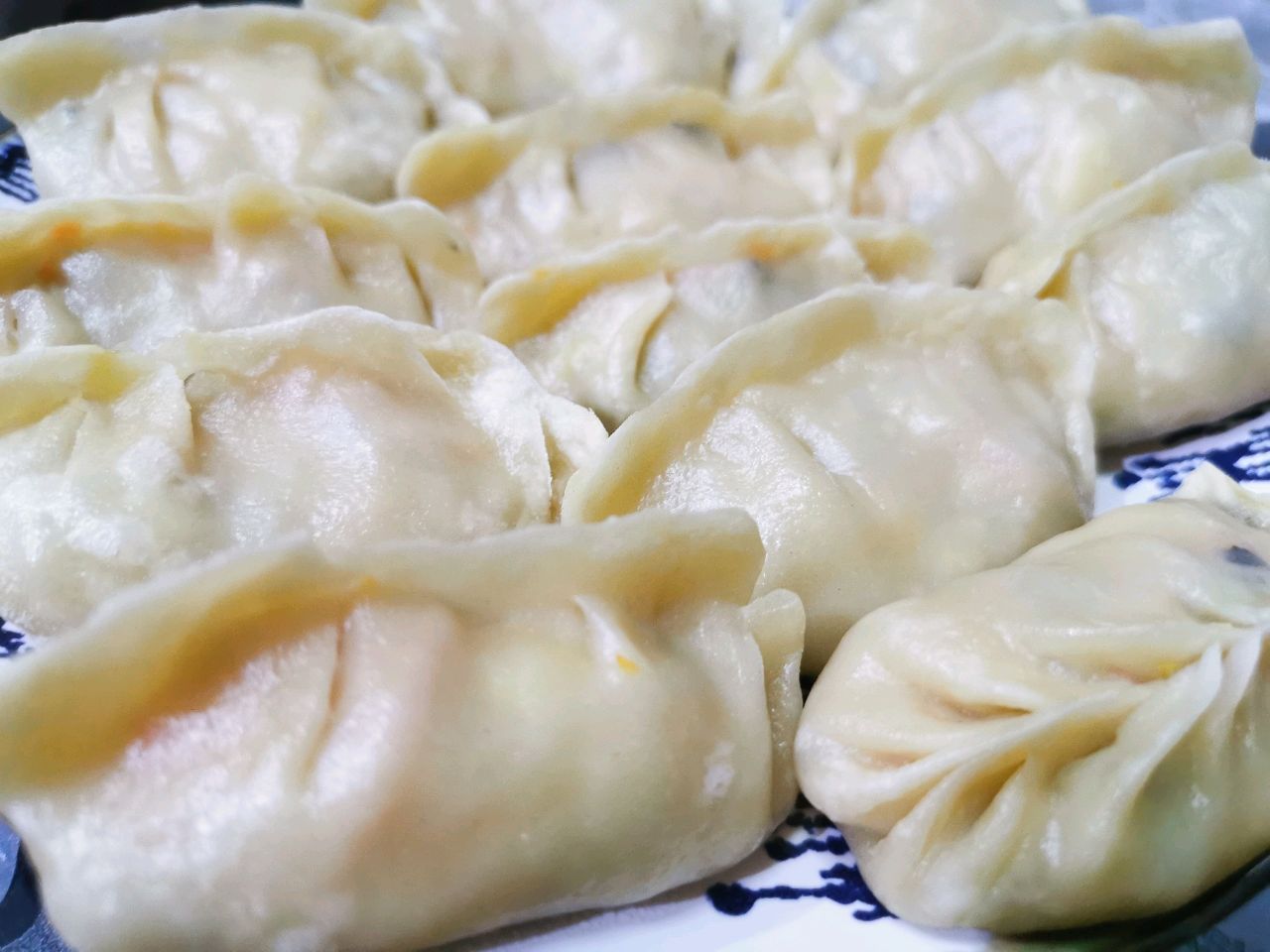 萝卜豆腐素馅蒸饺