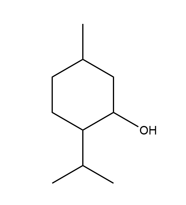  p>薄荷脑,也叫薄荷醇,是一种萜类有机化合物,化学式为c sub>10 /sub>