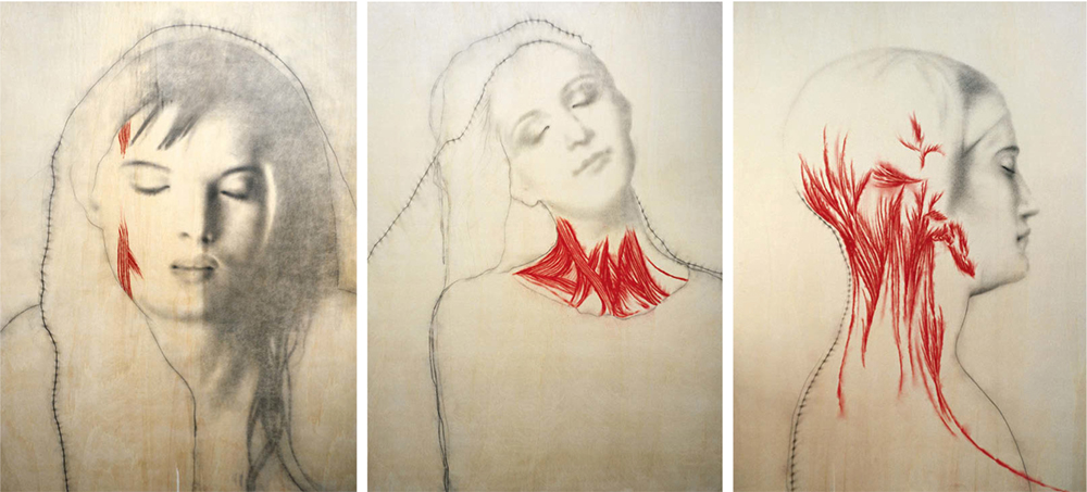  p>《新的解剖》是奥马尔·加利亚尼(意大利)2003年创作的布面油画.