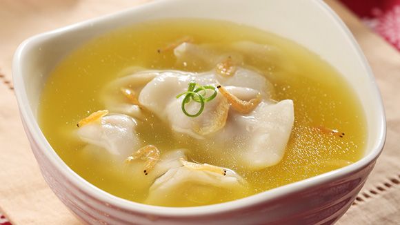 鸡汤饺子