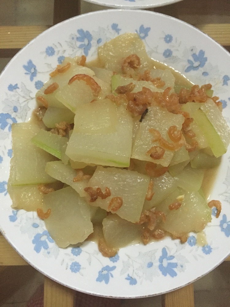  p data-id="go0lnibp1y">海米炒冬瓜是一款家常菜品,制作原料主要有