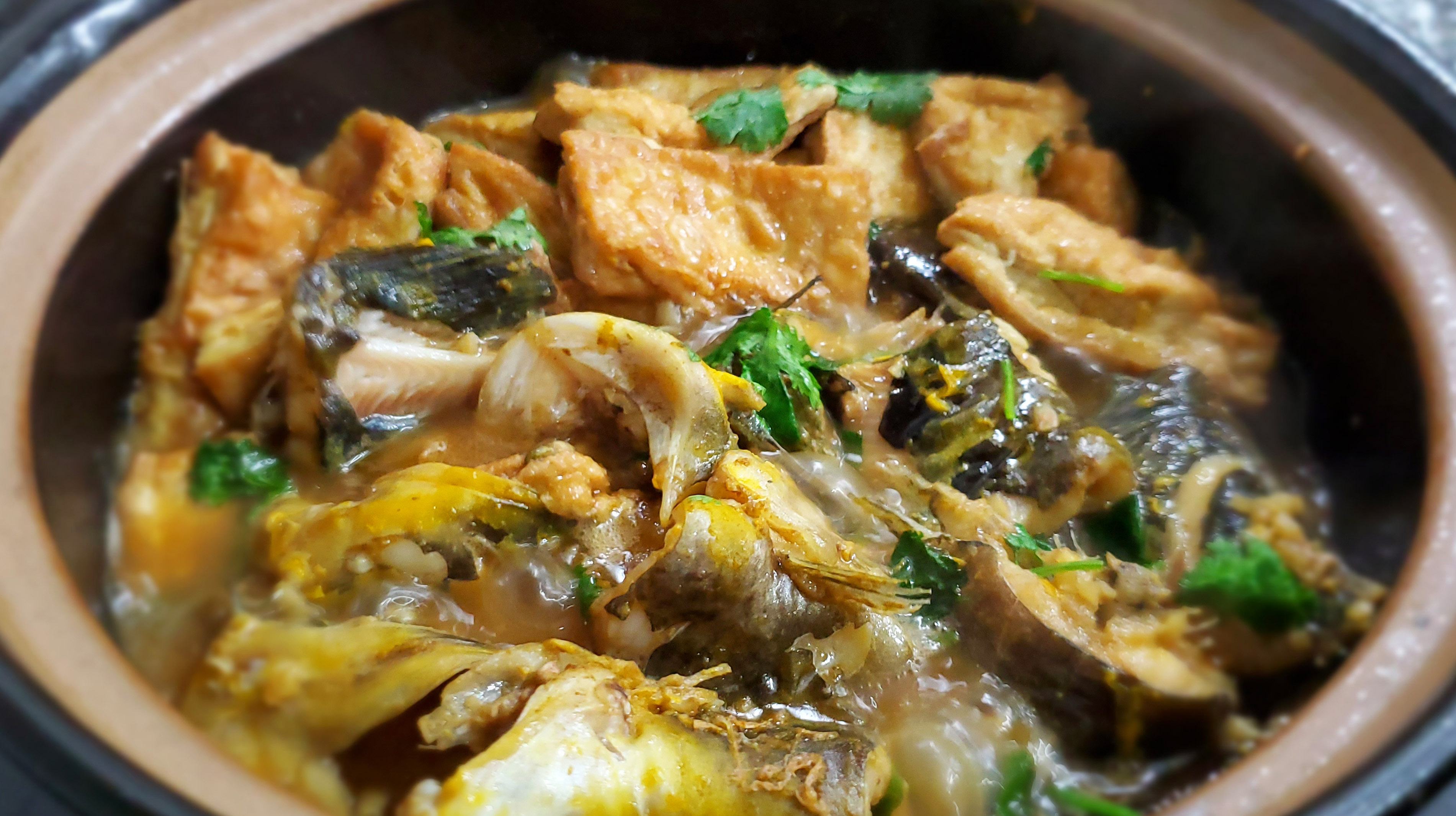 黄骨鱼煮蒿草