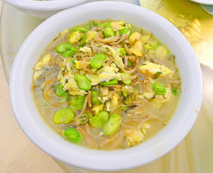 菌菇榨菜蛋花汤