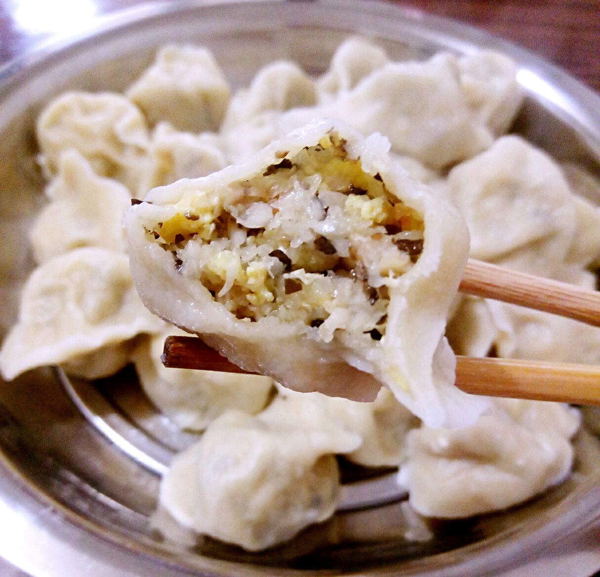香菇木耳胡萝卜饺子