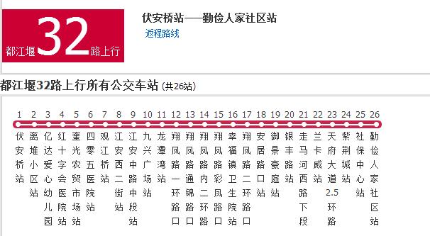 都江堰公交32路