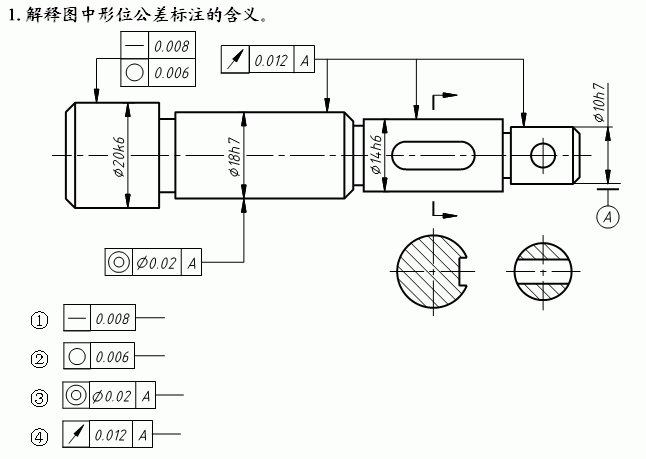  p>形位公差一般也叫几何公差,包括形状公差和位置公差.
