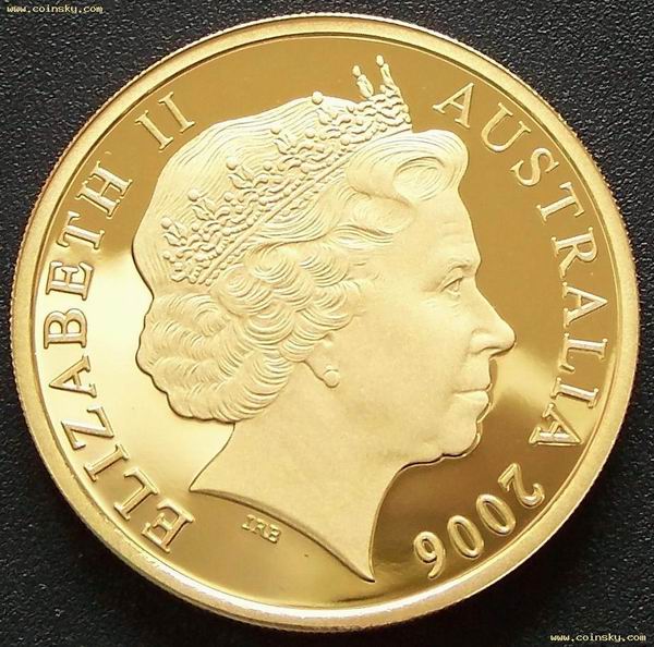 澳大利亚2006年红尾黑凤头鹦鹉金币