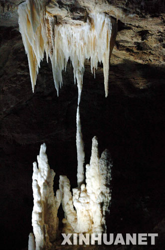 (stalactite),又称 a href="#" data-lemmaid="4562939">石钟乳 /a>