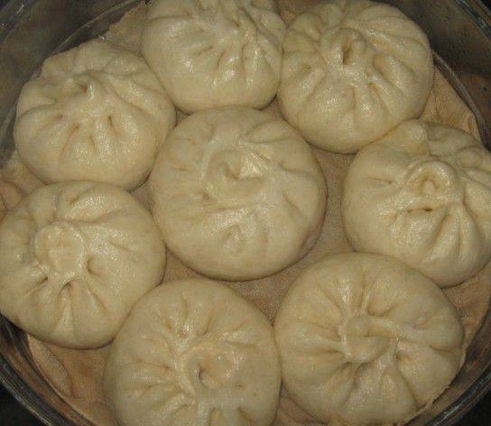 白萝卜羊肉馅包子