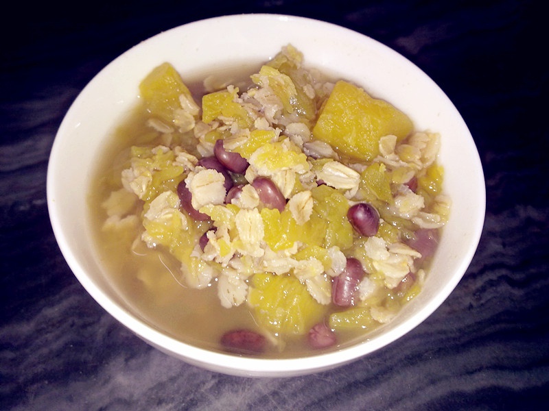 燕麦红豆南瓜粥