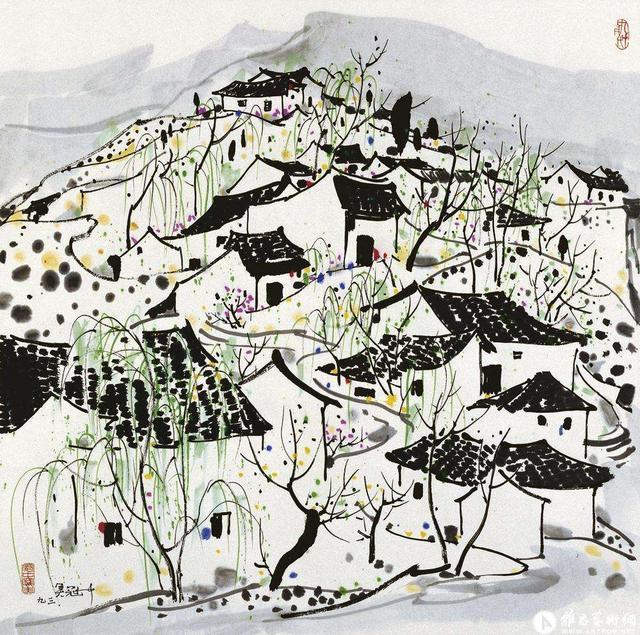 中国的梵高：浅析吴冠中绘画的艺术成就和艺术美感_百科TA说