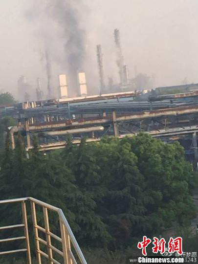 南京扬子石化厂区在时隔一年之后,再度发生爆炸