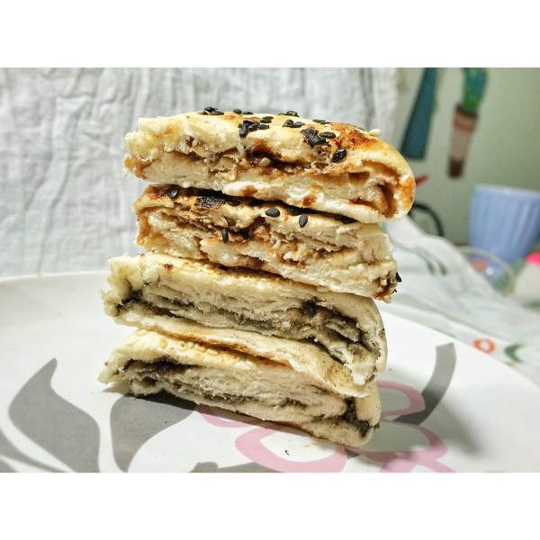 黑芝麻红糖薄饼