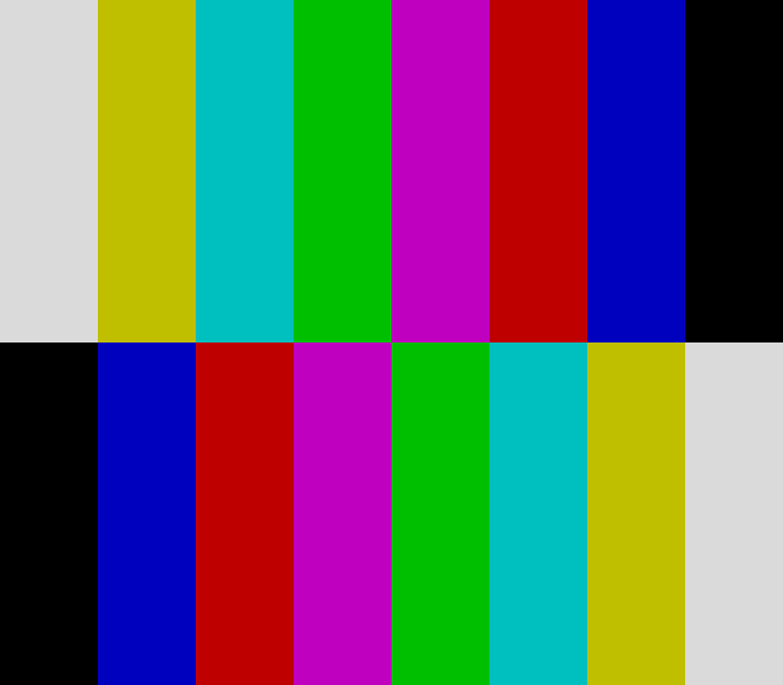  p>测试图(即电视信号测试图)又称测试卡,是指电视台在正常电视节目